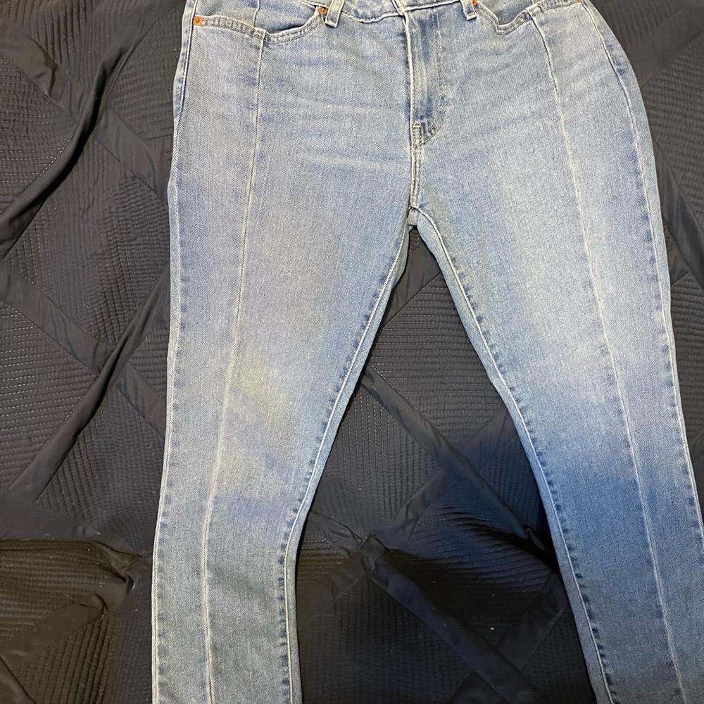 EUC LEVI 711  MID RISE SKINNY ANKLE 30/27 - Picture 4 of 4